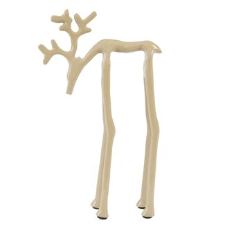 Light en Living Ornament 15x6x25 cm DEER glans zand