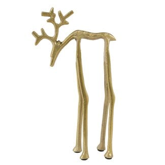 Light en Living Ornament 15x6x25 cm DEER goud