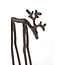 Light en Living Ornament 15x6x25 cm DEER glans aubergine