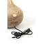 Light en Living Lampvoet Ø30x30 cm LUCIO glans crème-donker bruin