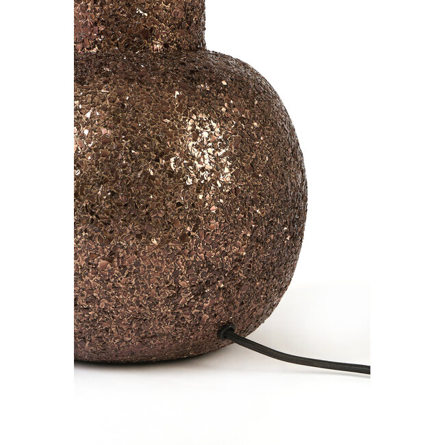Light en Living Lampvoet Ø26x83 cm BURIRA glitter bruin-brons