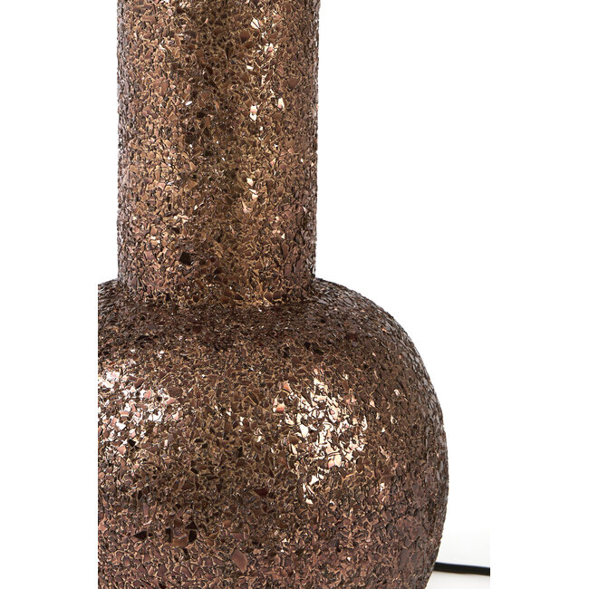 Light en Living Lampvoet Ø26x83 cm BURIRA glitter bruin-brons