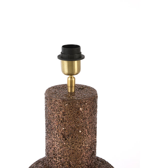Light en Living Lampvoet Ø26x83 cm BURIRA glitter bruin-brons