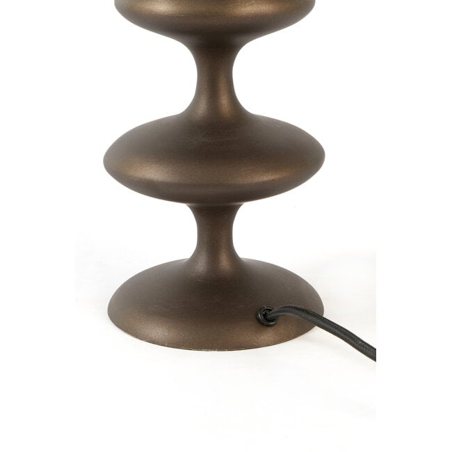 Light en Living Lampvoet Ø12x42 cm VIREEN mat bruin-brons