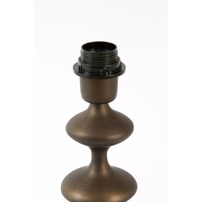 Light en Living Lampvoet Ø12x42 cm VIREEN mat bruin-brons