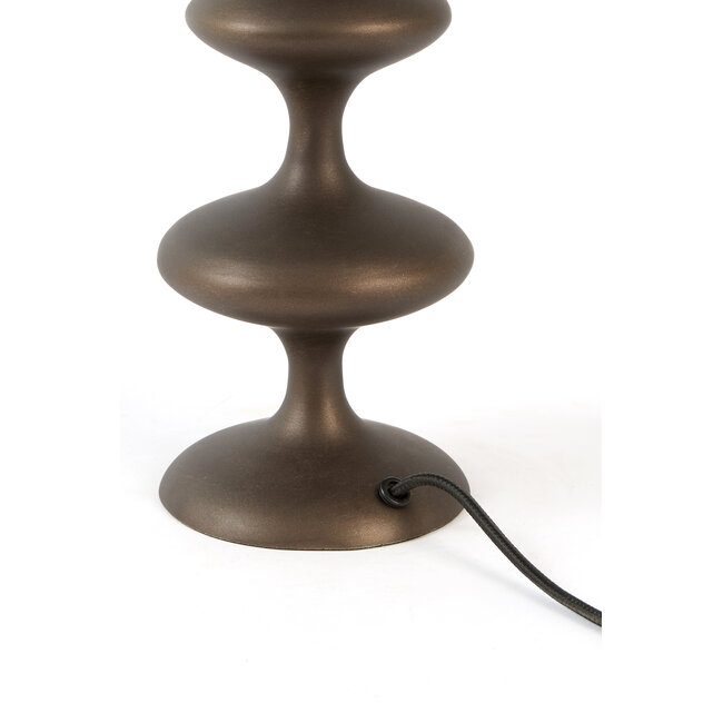 Light en Living Lampvoet Ø11x35 cm VIREEN mat bruin-brons