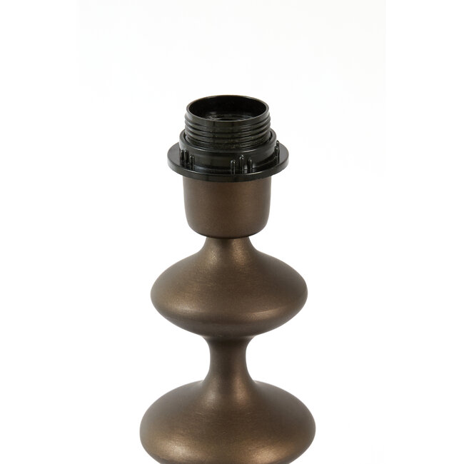 Light en Living Lampvoet Ø11x35 cm VIREEN mat bruin-brons
