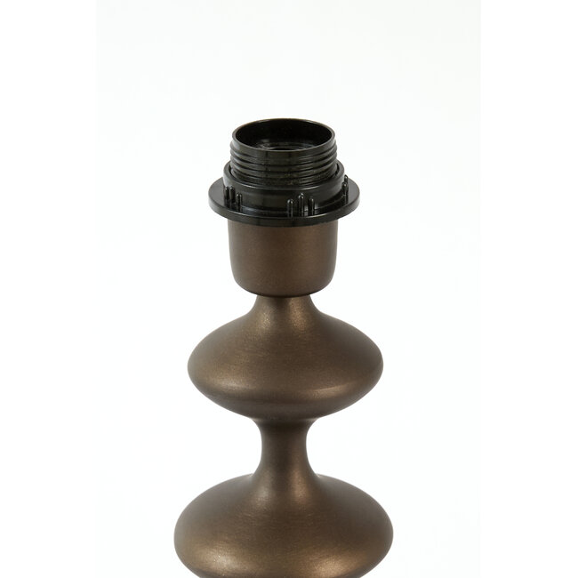 Light en Living Lampvoet Ø11x25 cm VIREEN mat bruin-brons