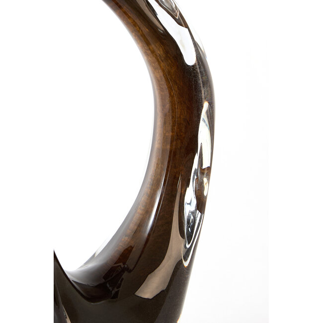 Light en Living Ornament 21x12x50 cm ORGEZA glas donker bruin