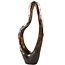 Light en Living Ornament 21x12x50 cm ORGEZA glas donker bruin