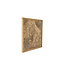 Light en Living Wandornament 80x4x80 cm XELHU zand+naturel