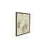 Light en Living Wandornament 80x4x80 cm XELHU crème+donker bruin