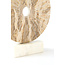 Light en Living Ornament op voet 25,5x6,5x30 cm SEV marmer taupe+marmer wit