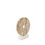 Light en Living Ornament op voet 25,5x6,5x30 cm SEV marmer taupe+marmer wit
