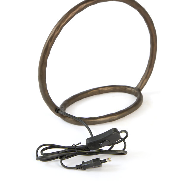 Light en Living Lampvoet 29,5x13x29 cm ELIORO mat bruin-brons