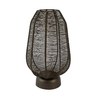 Light en Living Windlicht Ø23x38,5 cm SAMRET mat bruin-brons