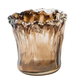 Light en Living Theelicht Ø10x10 cm MYRON glas bruin
