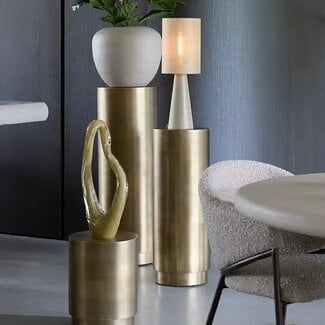 Light en Living Pot deco Ø40x35 cm MILZO mat licht grijs