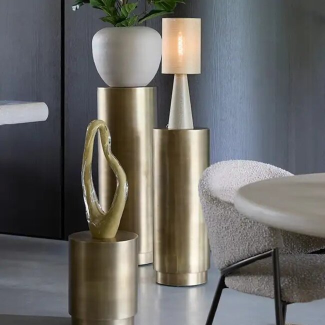 Light en Living Zuil Ø30x80 cm ALARIOS antiek brons