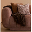Light en Living Kussen 45x45 cm ALZEY terra+beige veren gevuld