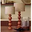 Light en Living Windlicht Ø18x36 cm MALDA mango hout bruin + glas