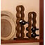 Light en Living Schaal/wandorn Set van 2 Ø40x4,5+Ø50x6 cm BURICA zeegras nat+crème