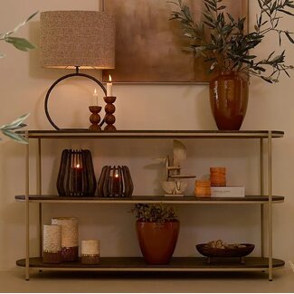 Light en Living Lampvoet 39x15x39,5 cm ELIORO mat bruin-brons