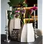 Light en Living Vaas deco 25,5x22x27 cm CHIADO glans beige