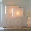 Light en Living Ovale Lampenkap BRESKA in Parelwit - Stijlvol design in diverse maten