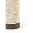 Light en Living Tafellamp Ø16x35 cm BRYLO hout print d bruin+linnen naturel