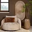 PTMD Wandpaneel Dishita Creme MDF Dubbel ovaal