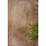PTMD Wandpaneel Dishita Creme MDF Dubbel ovaal