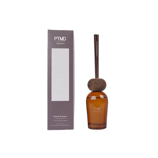 PTMD Geurstokjes PTMD Signature Woody Bouquet 220ml - Luxe Huisparfum