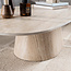 WoonStijl Salontafel Centro 135cm 3D keramiek travertin