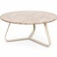 PTMD Salontafel Kae Beige marmer rond L