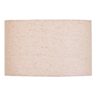 PTMD Wandlamp Devi Naturel linnen rechthoekig laag