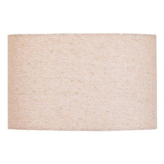 PTMD Wandlamp Devi Naturel linnen rechthoekig laag