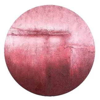 PTMD Wandpaneel Cobey Burgundy handgeschilderd canvas L