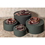 PTMD Onderzetter Damiel Burgundy organisch – set van 4