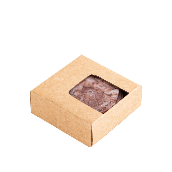 PTMD Onderzetter Damiel Burgundy organisch – set van 4