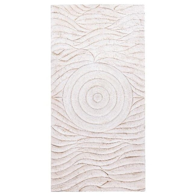 PTMD Wandpaneel Jazel OffWhite MDF wave patroon S