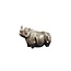 PTMD Ornament neushoorn Tarig Lichtbruin Keramiek L