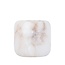 PTMD Theelicht Audin Wit Alabaster rond S