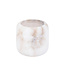 PTMD Theelicht Audin Wit Alabaster rond S