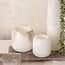 PTMD Theelicht Audin Wit Alabaster rond S