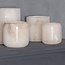 PTMD Theelicht Audin Wit Alabaster rond XS
