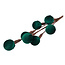 Countryfield Steker Christmas balls L groen