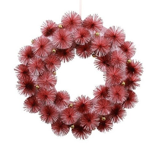 Countryfield Krans Pom Pom Pola M roze