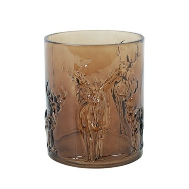Countryfield Windlicht m/herten ro Wally S bruin