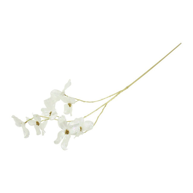 Countryfield Kunstbloem Sparkly Cornus S wit